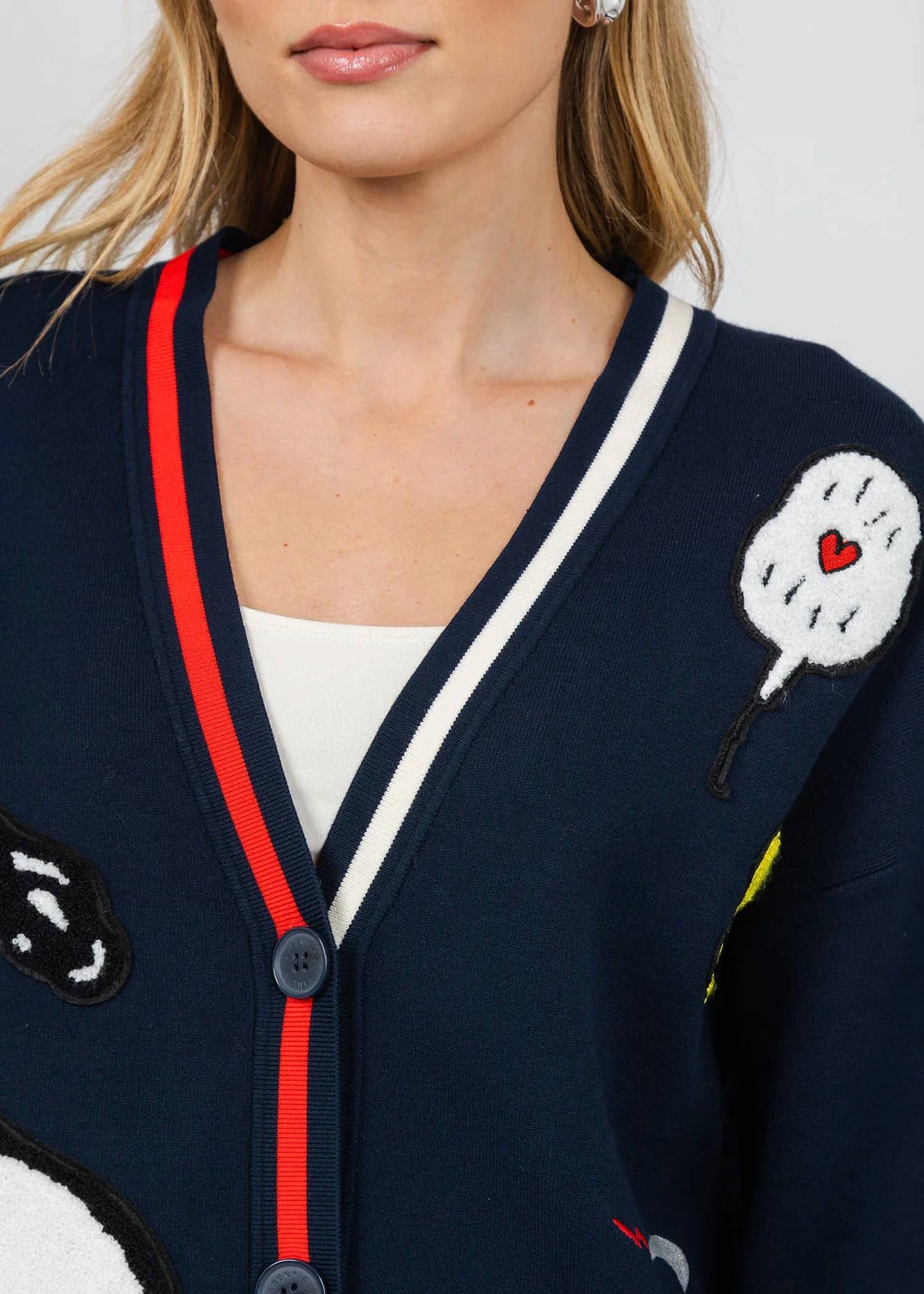 Essentiel Antwerp - Jaseball Snoopy Cardigan