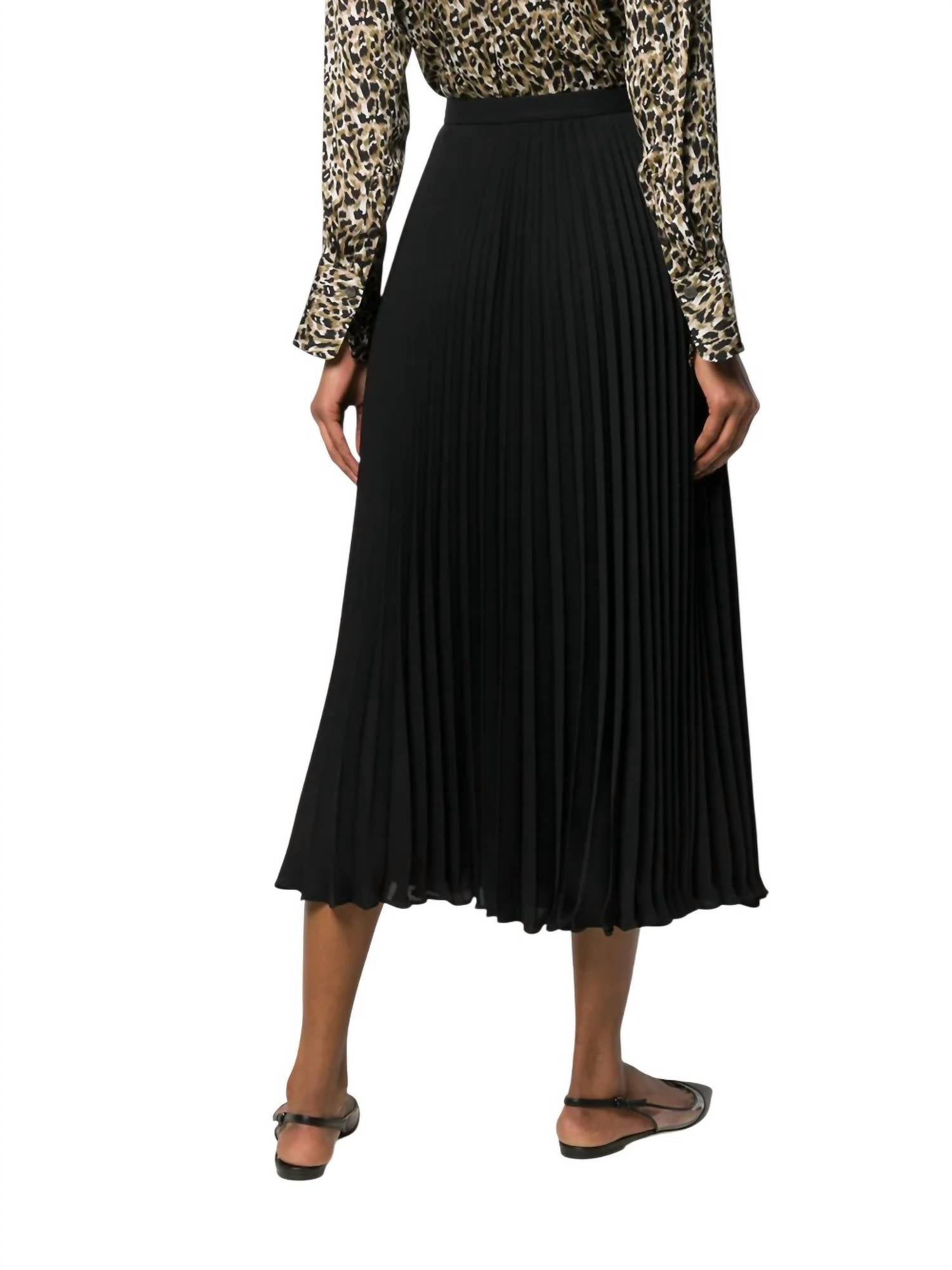 Valentino - Pleated Midi Skirt