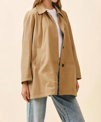 Tcec - Relaxed Fit Long Sleeve Utility Jacket