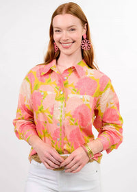 Ivy Jane - Haley Floral Button Down Shirt