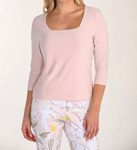 Frank Lyman - Sunniva Square Neck Three Quarter Sleeve Top