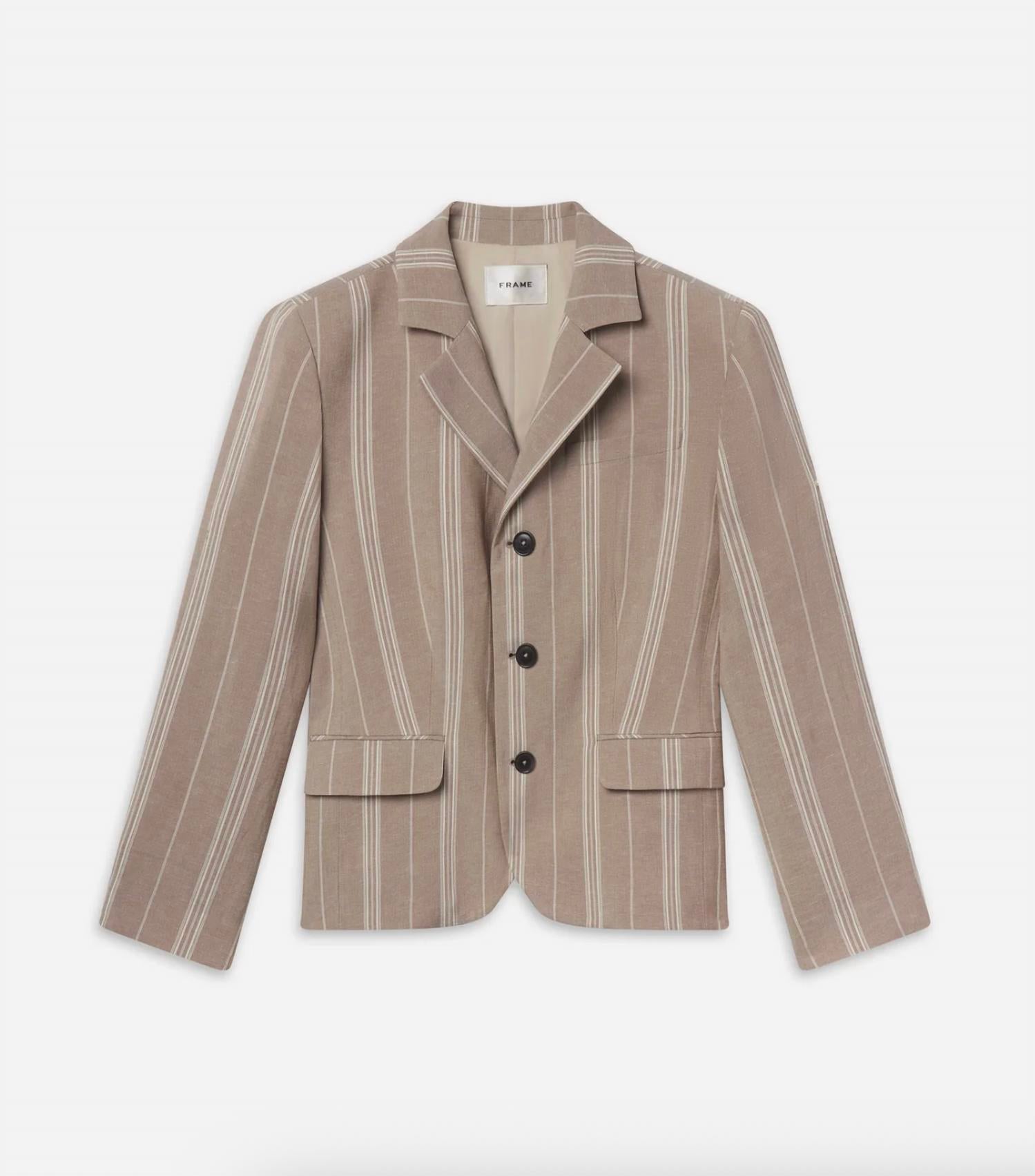 Frame - Women's The Linen Smart Blazer