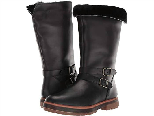 Timberland - Women's Riley Flair Waterproof Pull On Fur Lining Leather Boots