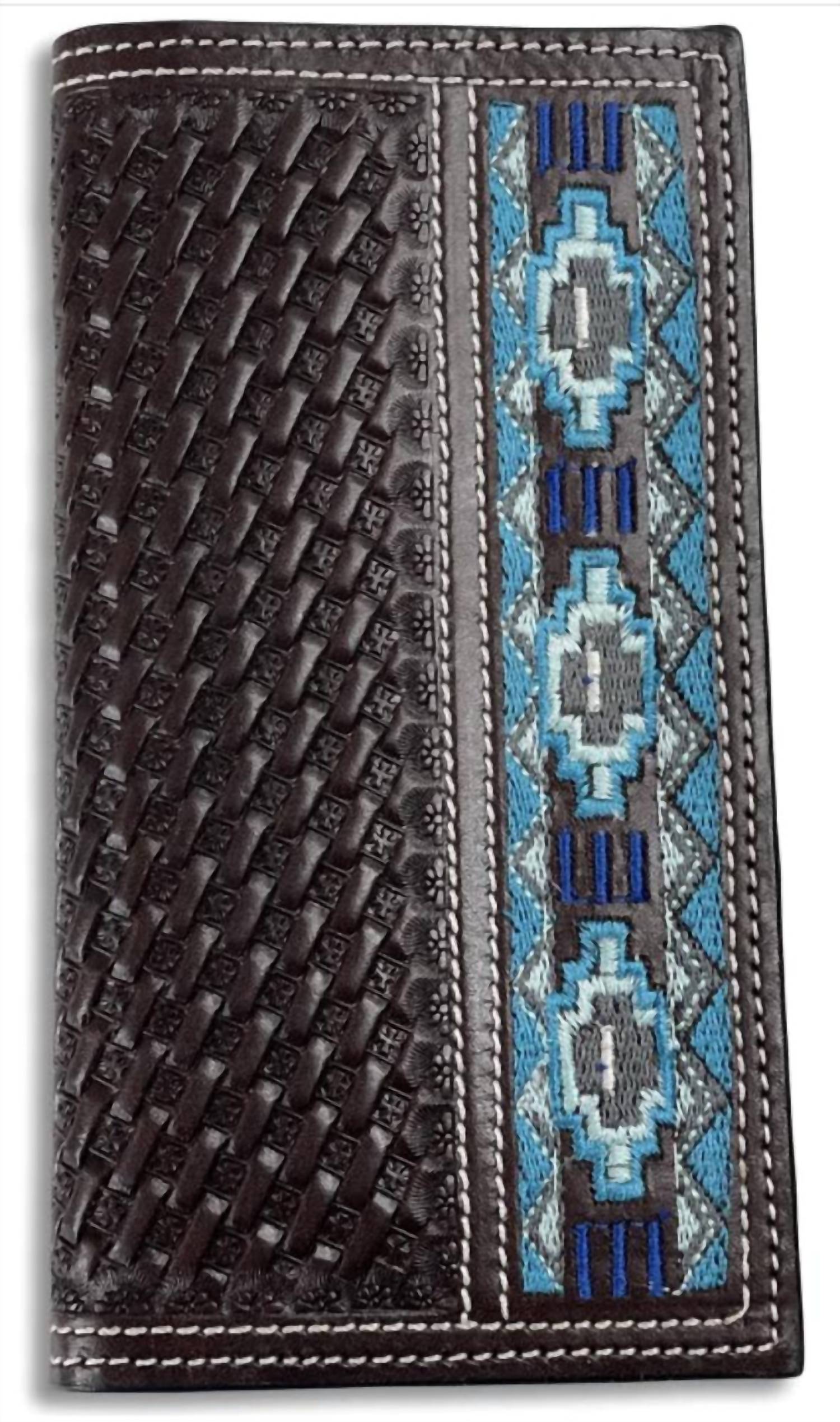 Western F.A.S.H.I.O.N - Ranger Beaded Leather Rodeo Wallet