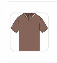 Good Good Golf Loam Short Sleeve Textured Polo in brown - men's shirt - alternate view
