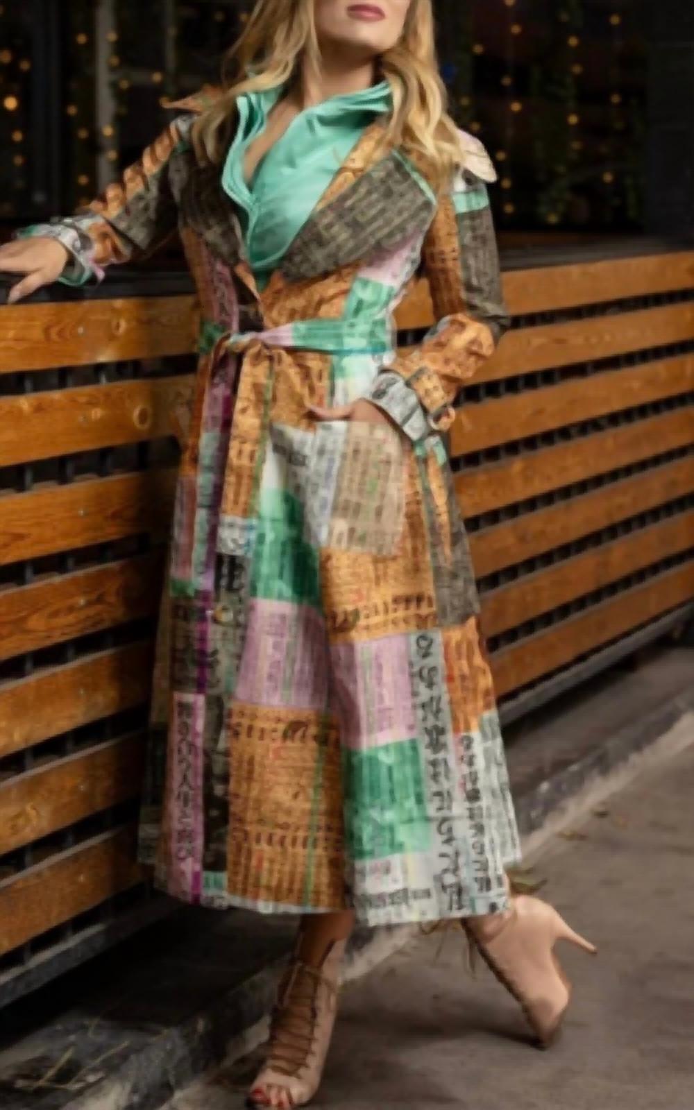 Samuel Dong - Samuel Dong Coat Dress