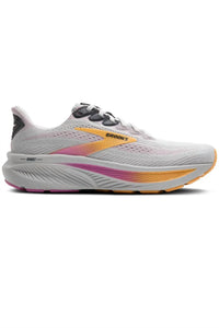 BROOKS Women's Ghost 17 Running Shoe in oyster apricot pink - women's shoe - detail view
