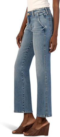 Kut From The Kloth - Kelsey Mid Rise Ankle Flare Jeans