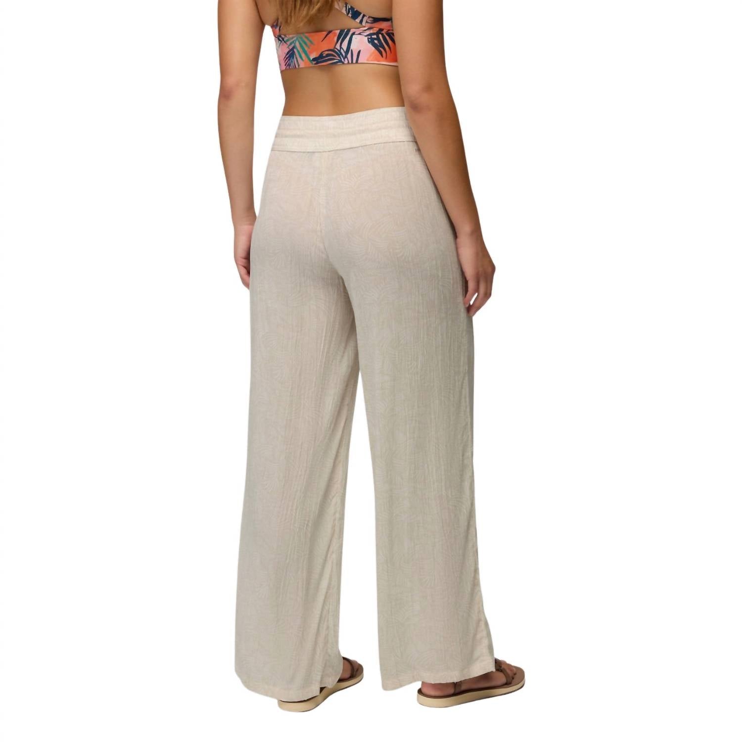 prAna Fernie Beach Pants in soft white seaside - women's pants - view 6