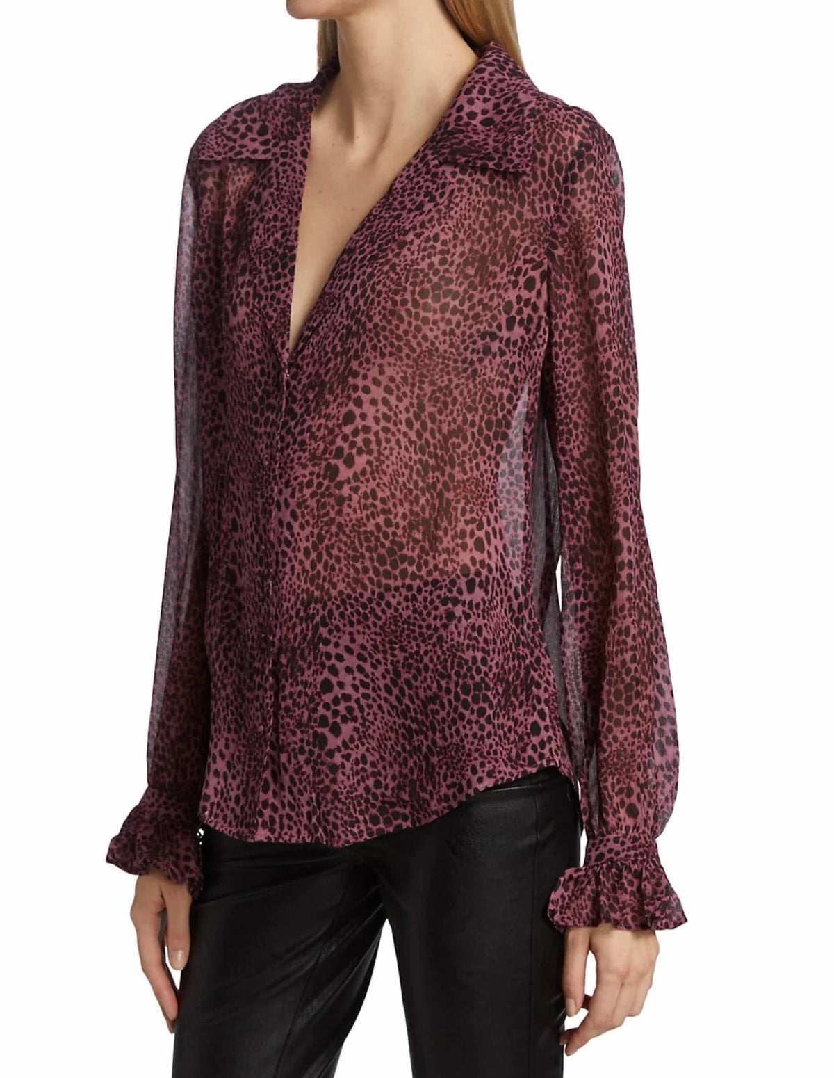 Paige - Ellyn Sheer Silk Shirt
