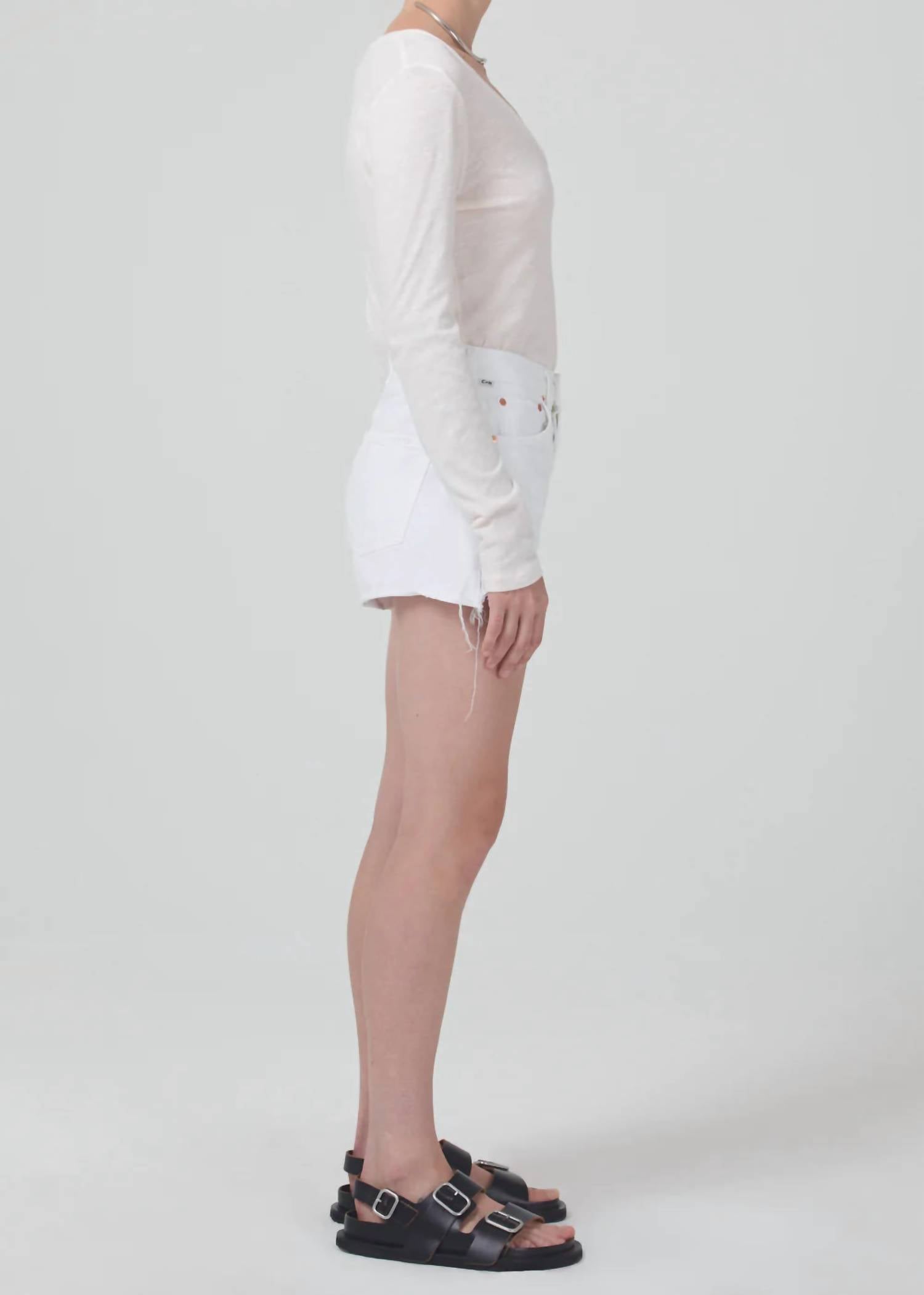 Citizens of Humanity MARLOW SHORT in polish 1 - women's shorts - alternate view