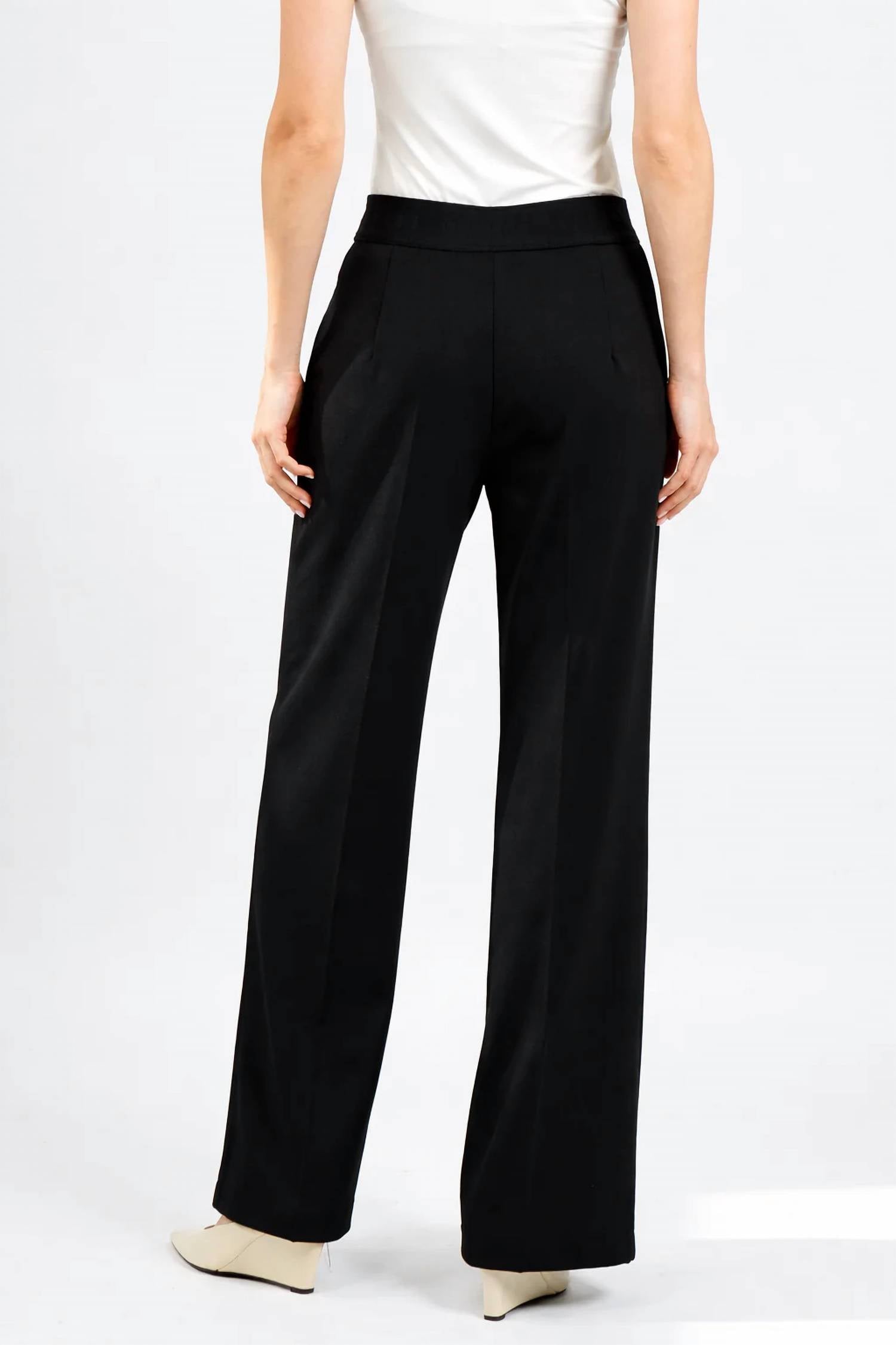 Oui - Pull-on Straight Pants