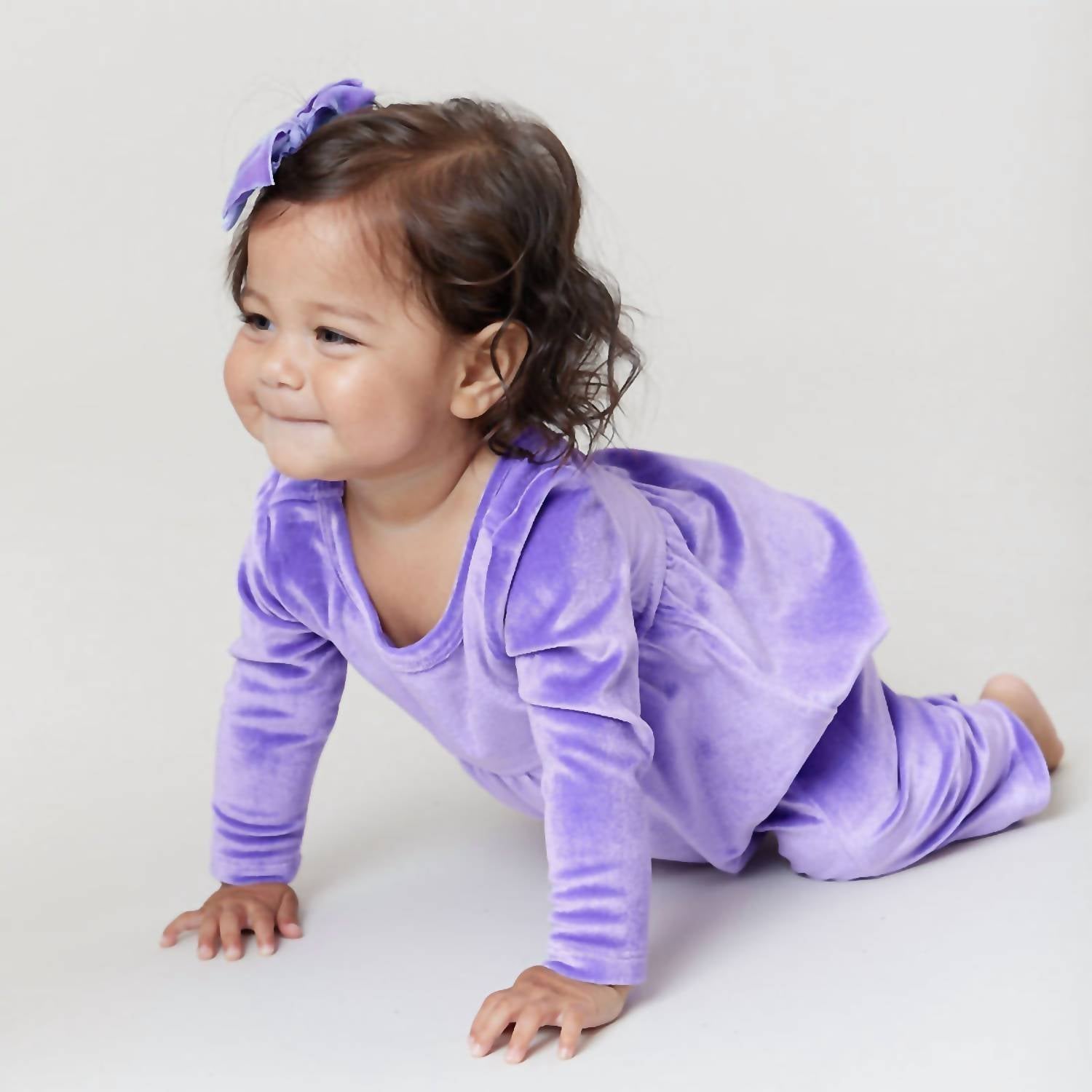 Pink Chicken - Baby Girl's Velour Steph Jumper