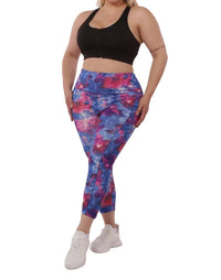Shosho - PLUS SIZE HIGH WAIST TUMMY CONTROL SPORTS LEGGINGS WITH SIDE POCKETS