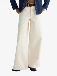 TWP Tiny Dancer Wide Leg Jeans in natural - women's jeans - view 5