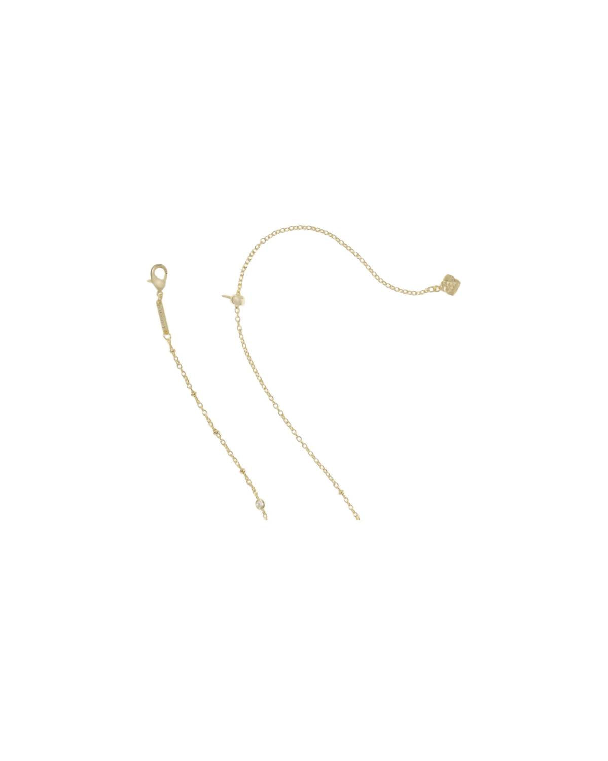 Kendra Scott Women's Mickey Mouse Pendant Necklace in gold bright red drusy - women's jewelry - alternate view
