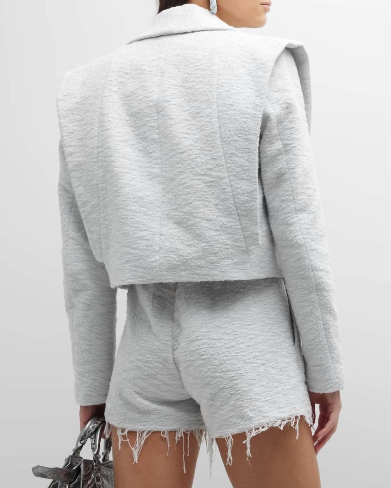 Iro Paris - Oceana Cropped Open Front Jacket