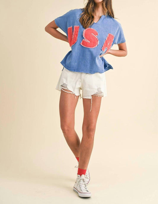 Anniewear - Caleb Cut Off Denim Shorts