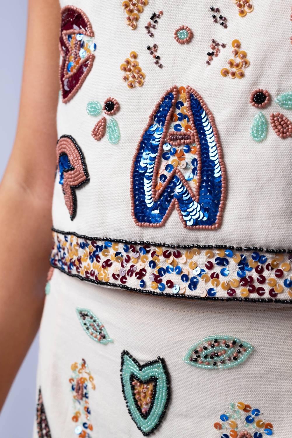 Ciebon - Celestial Beaded Top