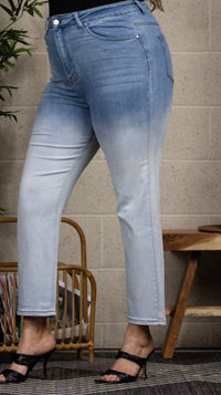 Risen - Ankle Cropped Denim Jeans