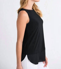 Joseph Ribkoff - Georgette Layered Sleeveless Tank Top