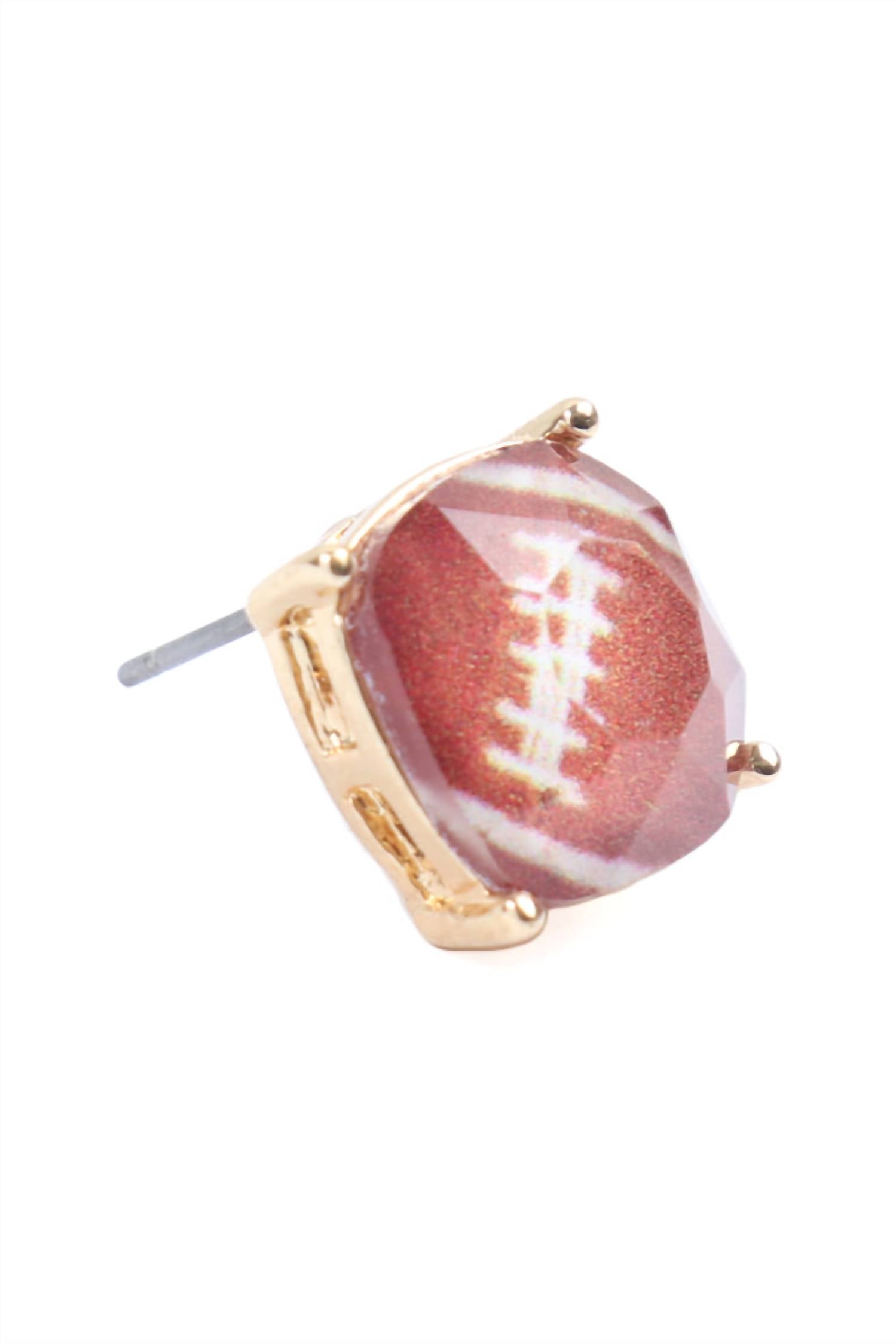 Wholesale Accessory Market - Women's Football Cushion Stud Earrings