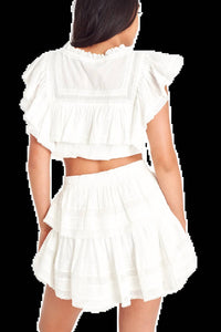 Loveshackfancy - Ruffle Mini Heritage Skirt