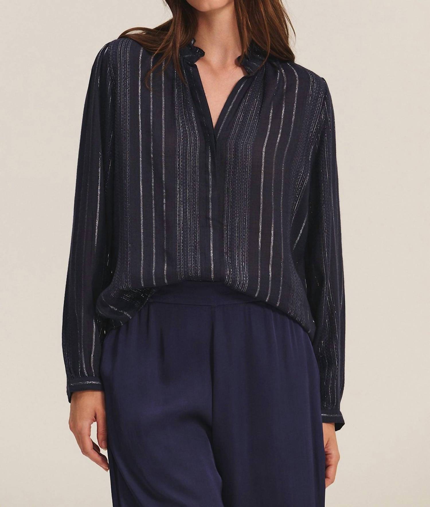 Velvet By Graham & Spencer - Cynthia Long Sleeve Boho Top