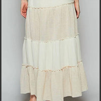 Pol - Western Sky Waffle Skirt