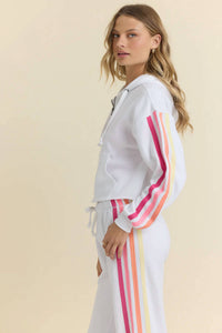 Vintage Havana - Twill Tape Fleece Zip Up Pants
