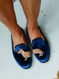Vilagallo - Women's Velvet Dog Shoes