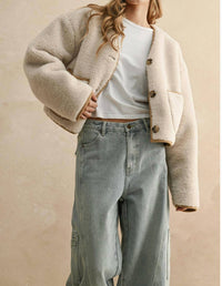 Miou Muse - Sherpa And Suede Reversible Jacket