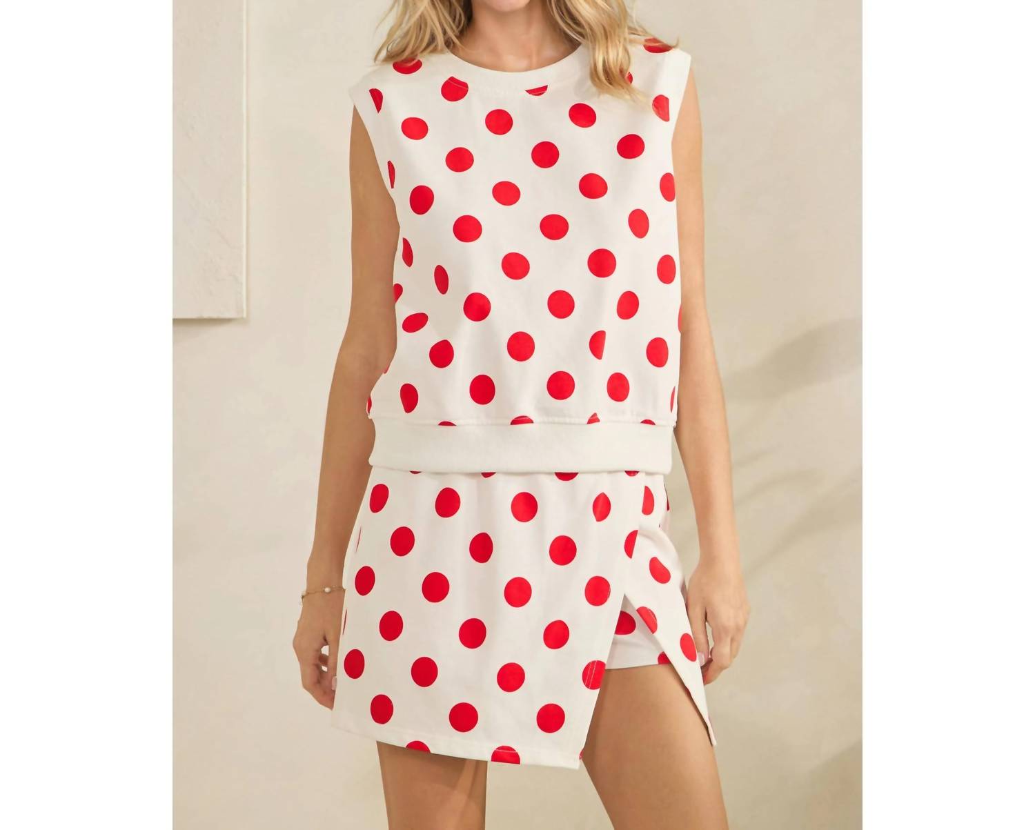 Veveret - Monroe Polka Dot Skort Set