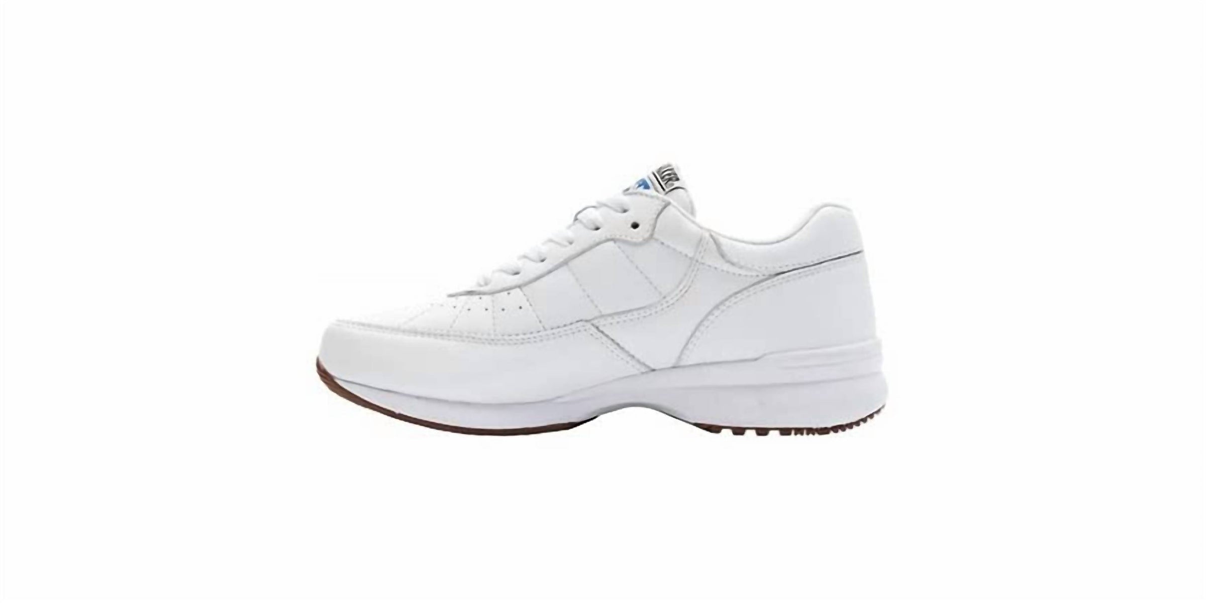 PROPET Women's Walker Lace Up Sneaker in white - women's sneaker - detail view
