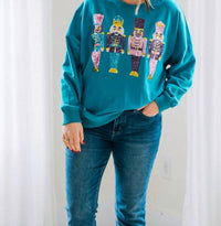 Fantastic Fawn - Sequin Nutcracker Sweatshirt