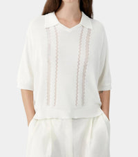 Cordera - Lace Polo Shirt
