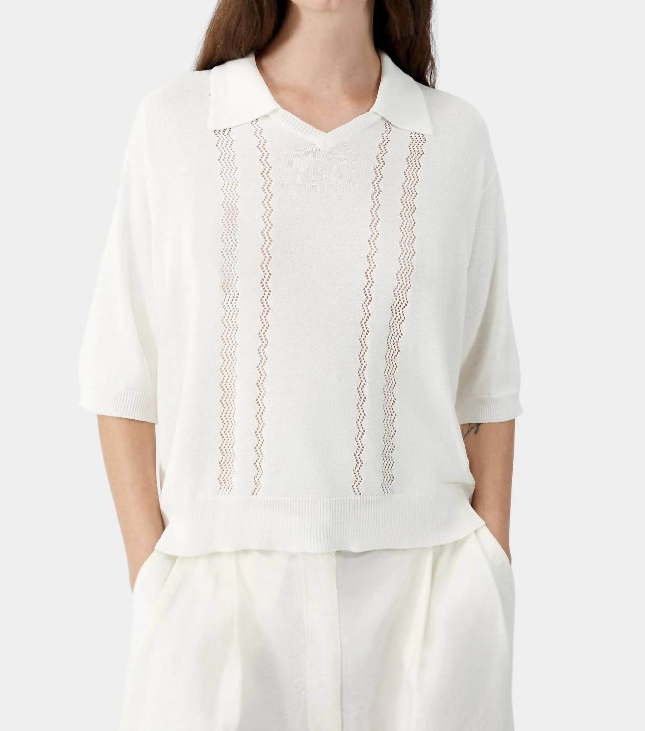 Cordera - Lace Polo Shirt