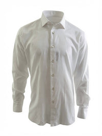 Calder Carmel - Men's Brushed Cotton Sport Shirt with Contrast Stitching