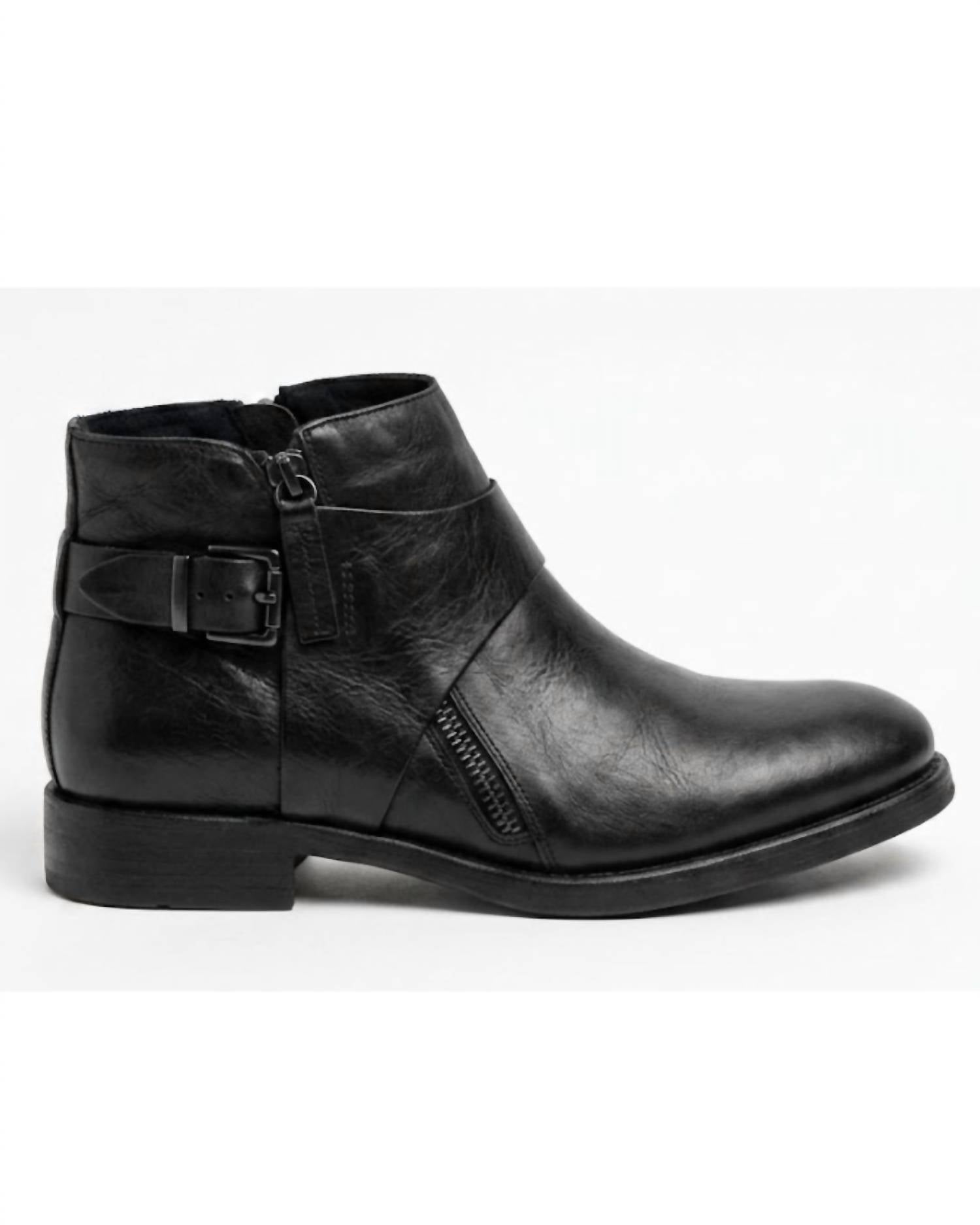 ETHEM Women's Gendarme Ankle Boots in black - women's shoe