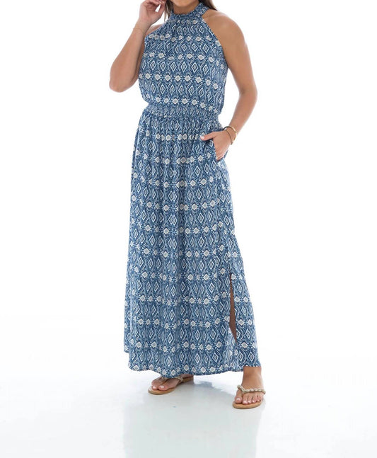 Skemo - IKAT ALEXA LONG DRESS