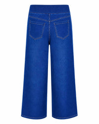 Charlie B - Women's Denim Pull On Wide Leg Pants