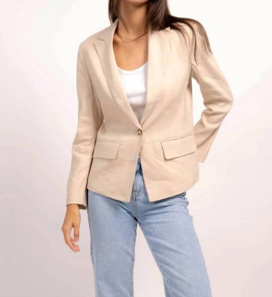 Central Park West - Niall Classic Linen Blazer