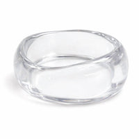 Sahira Jewelry Design - Women's Jessie Clear Acrylic Bangle