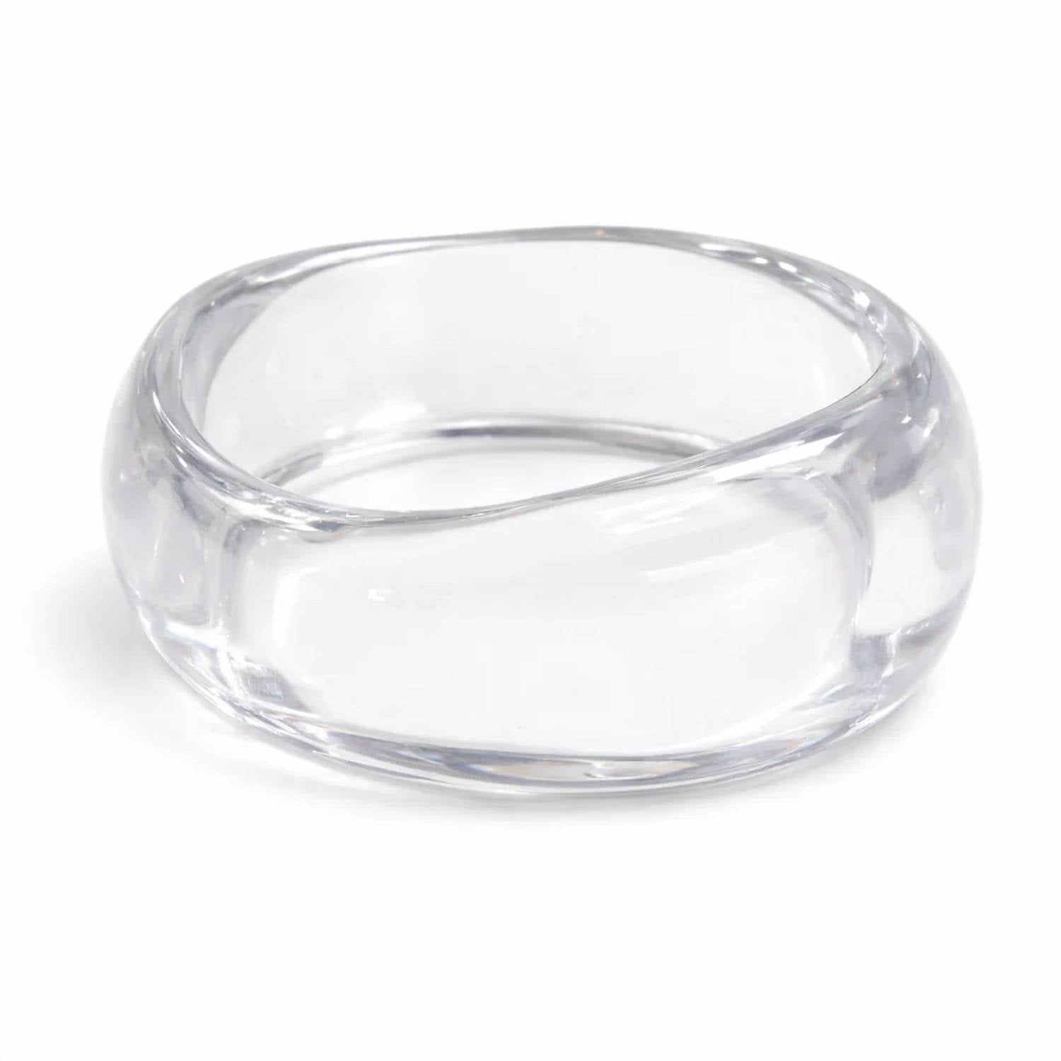 Sahira Jewelry Design - Women's Jessie Clear Acrylic Bangle