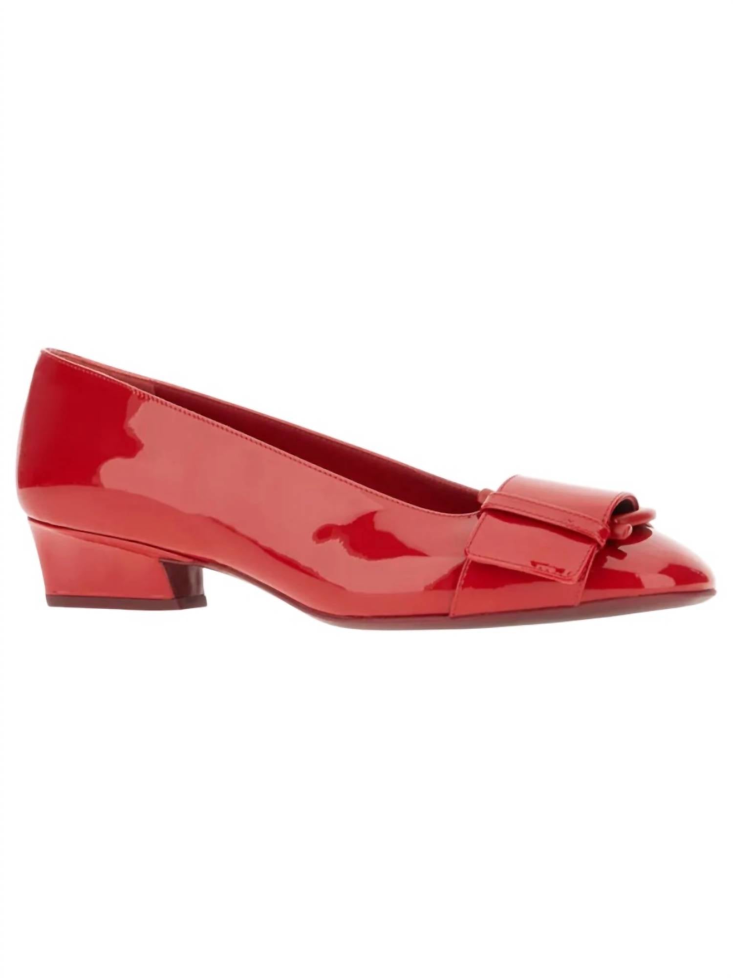 Salvatore Ferragamo - Women's Lipstick Ballerinas Shoes
