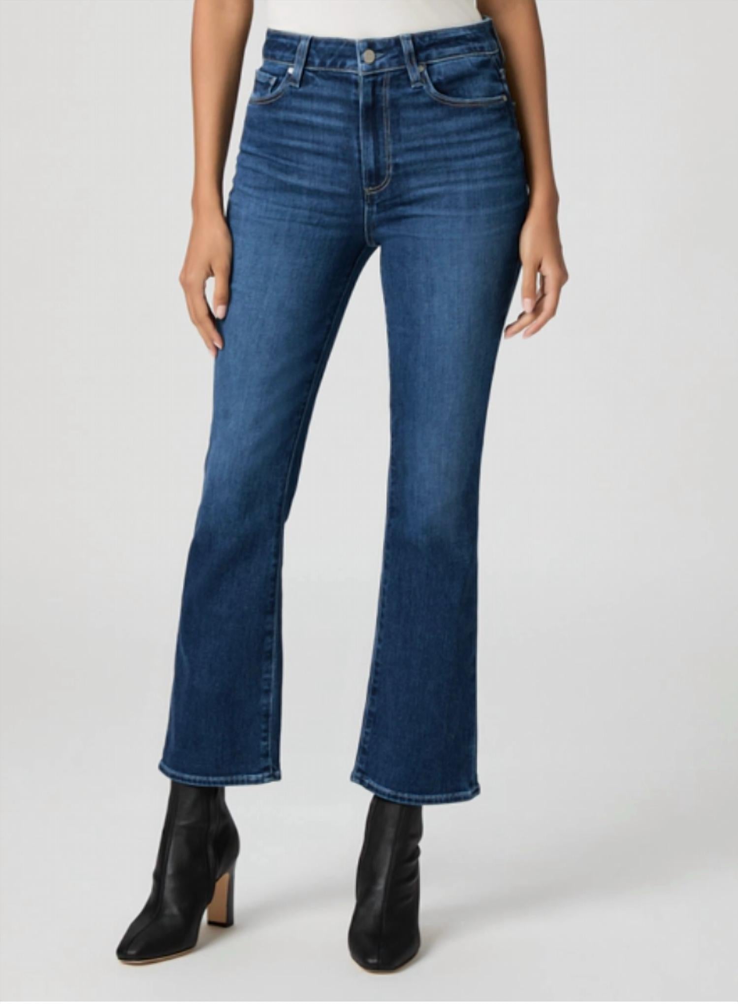 Paige Claudine Flare Jeans in moony - women's jeans