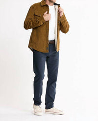 Jachs New York - Men's Sherpa Lined Corduroy Shirt Jacket