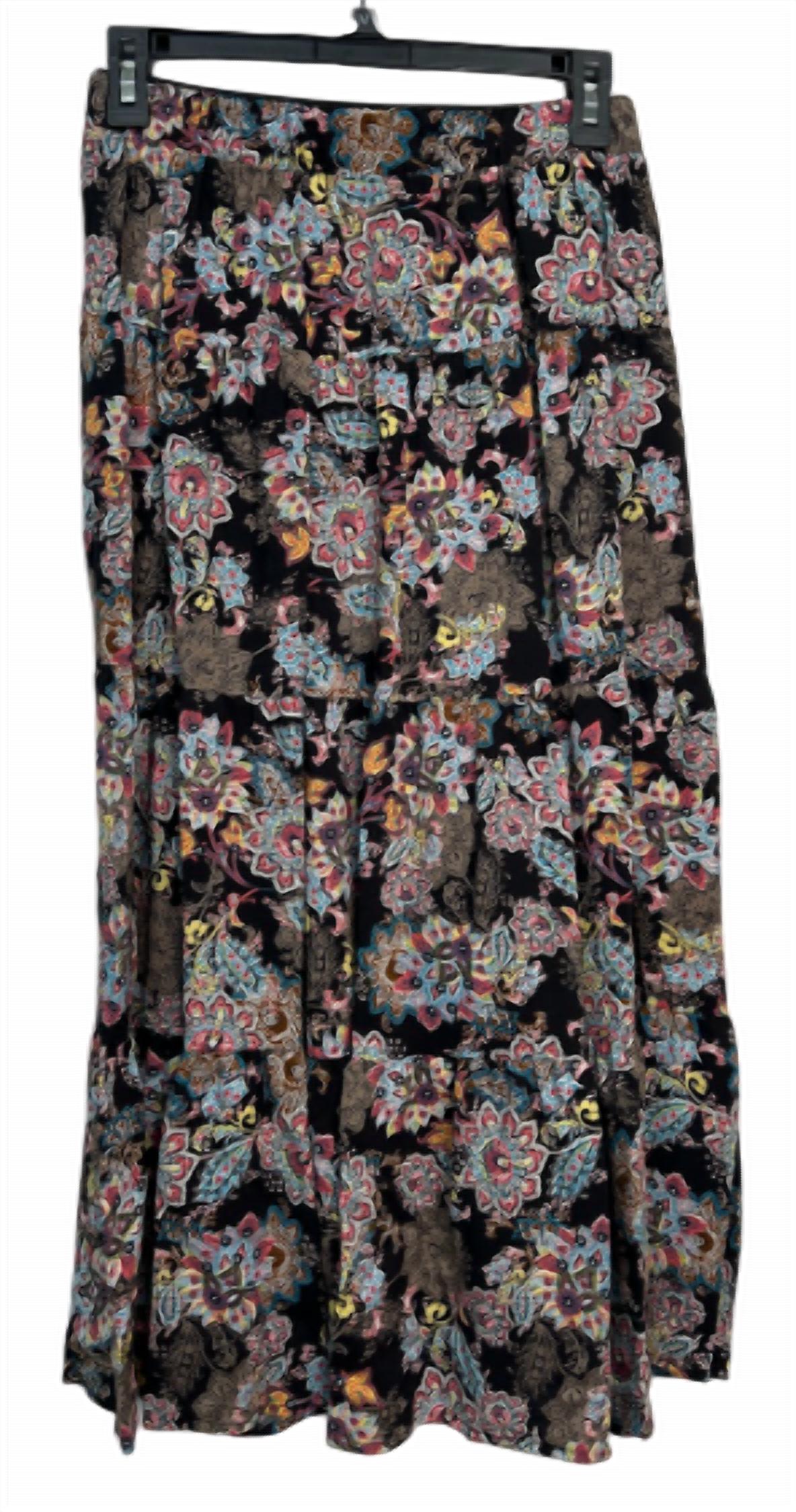 Aqua - Tiered Midi Skirt
