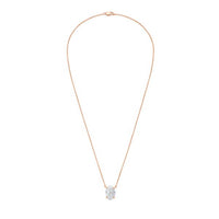 Diana M Jewels - 15.00 Ct Oval East–west Lab-grown Diamond Pendant Necklace