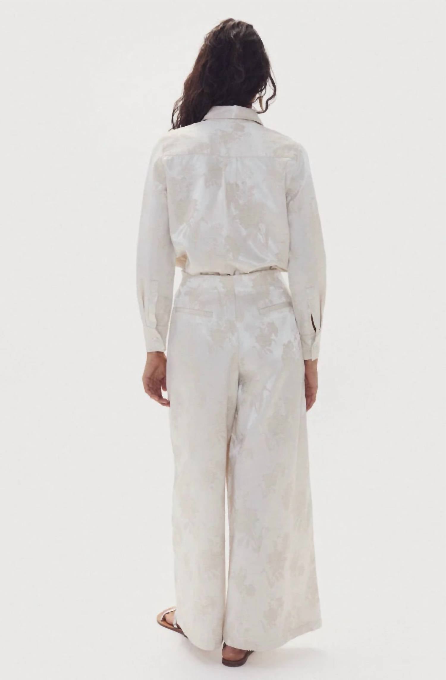 Lanhtropy - Culotte Brocade Pant